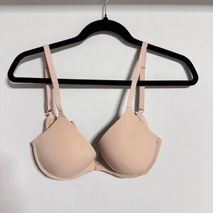 BRA 32D Natori Women's Minimal Convertible Push Up 727229 Nude Underwire 3502